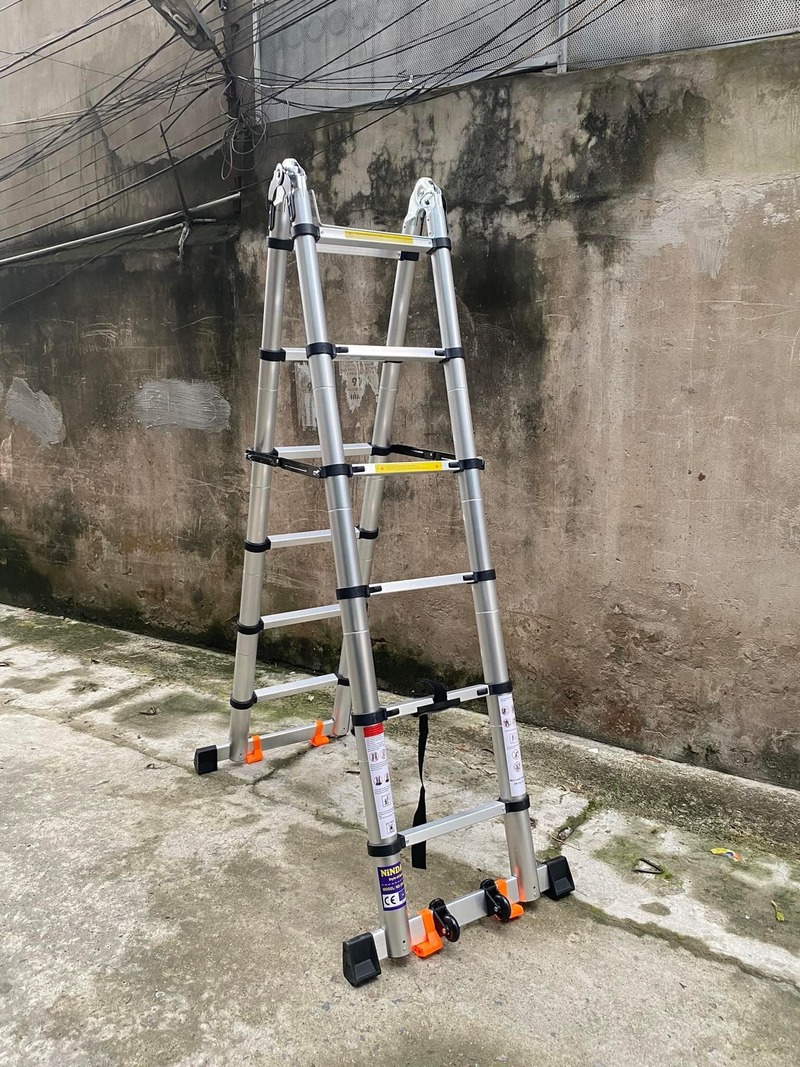 Thang rút chữ A ĐAI ĐEN Ninda ND-38AI