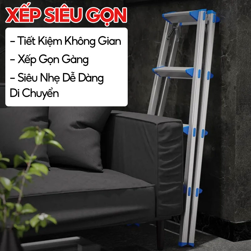 Thang ghế nhôm 4 bậc
