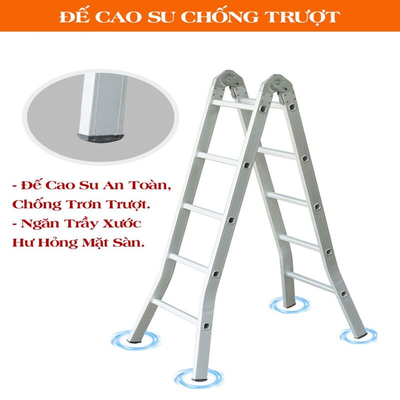 Thang nhôm chữ A cao 3,0m