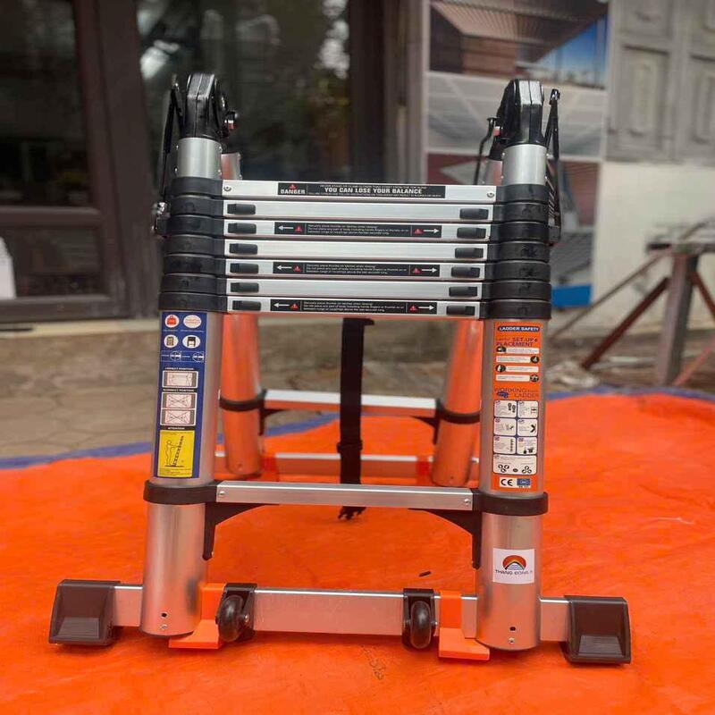 Thang nhôm rút chữ A Pro PR 38-AI