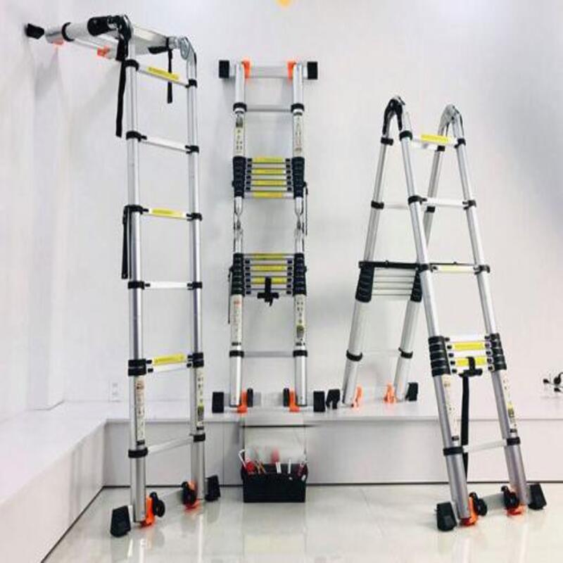 Thang nhôm rút chữ A Pro PR 38-AI