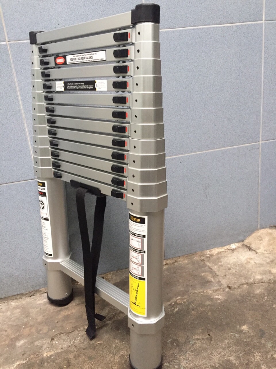 Thang nhôm rút đơn Xstep XT-410A