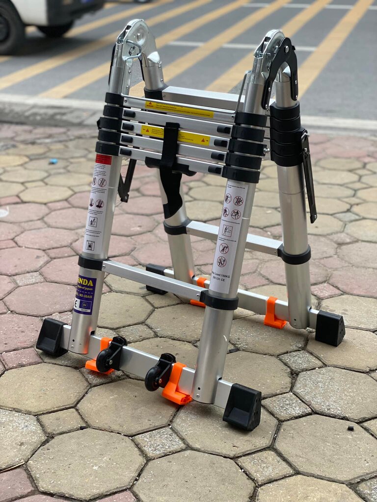 Thang rút ĐAI ĐEN BÁNH XE Ninda ND-50AIS
