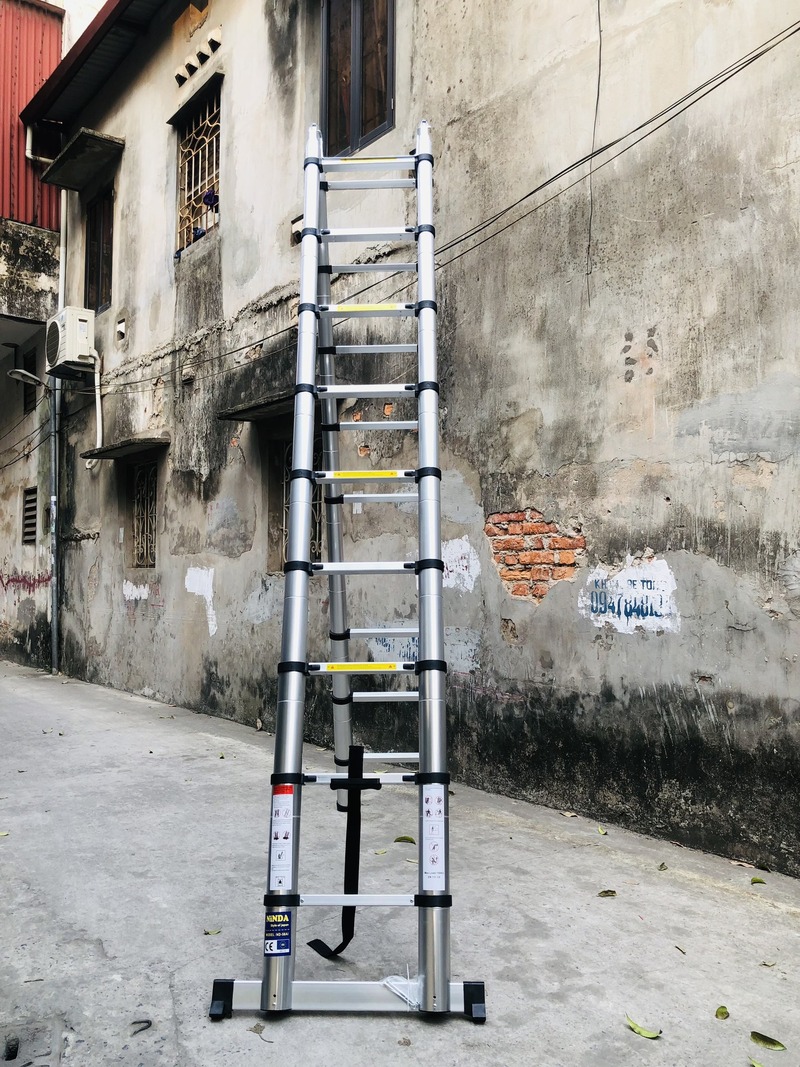 Thang rút chữ A ĐAI ĐEN Ninda ND-50AI