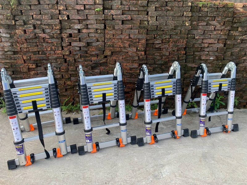 Thang rút chữ A ĐAI ĐEN Ninda ND-38AI