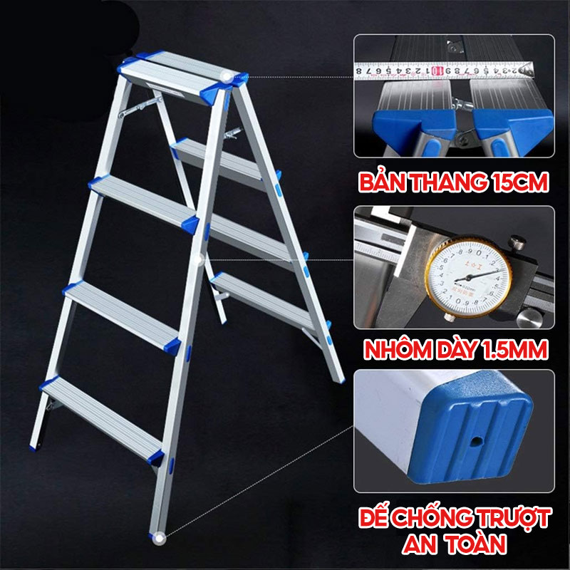 Thang ghế nhôm 4 bậc
