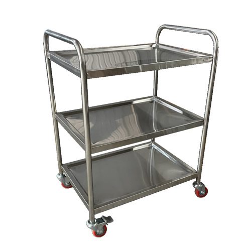 Xe đẩy hàng inox 3 tầng 150kg