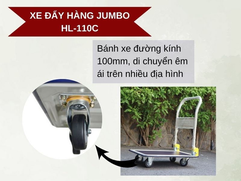 Xe đẩy hàng Jumbo Thái Lan HL-110C