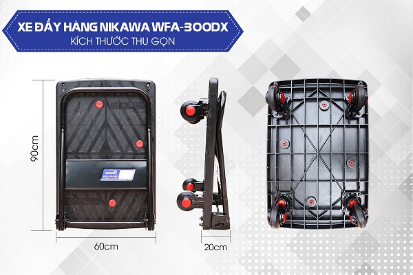 Xe đẩy hàng Nikawa 300kg WFA-300DX