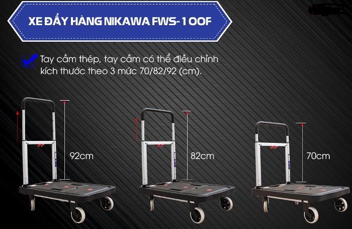 Xe đẩy hàng Nikawa 100kg FWS-100F