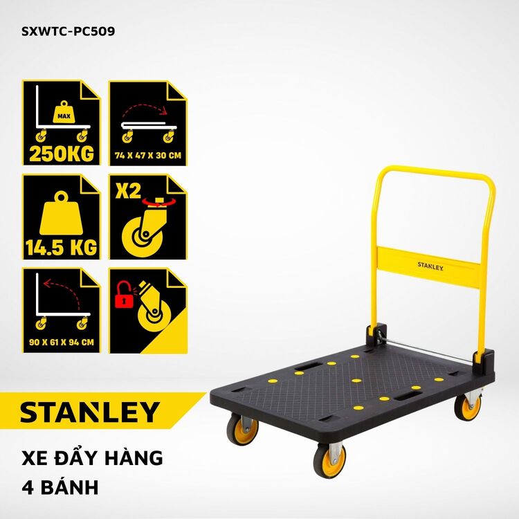 Xe đẩy Stanley 2 bánh PC509 250kg