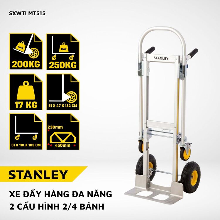 Xe đẩy Stanley 2 bánh MT515 200kg