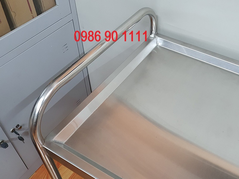 Xe đẩy hàng inox 2 tầng 150kg