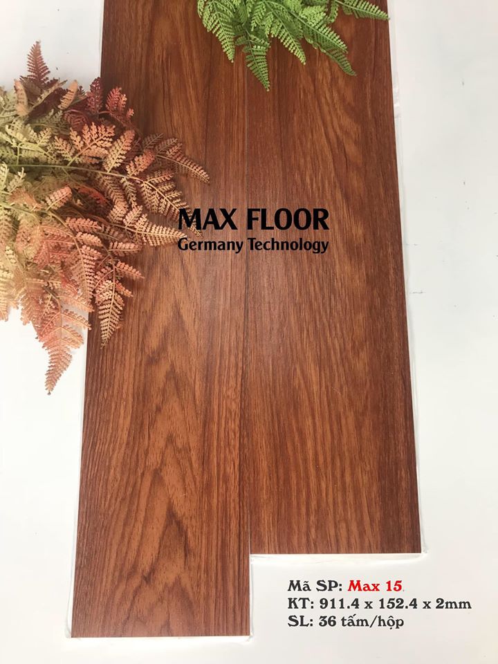 Sàn nhựa vân gỗ tự dính - Mã Max 17