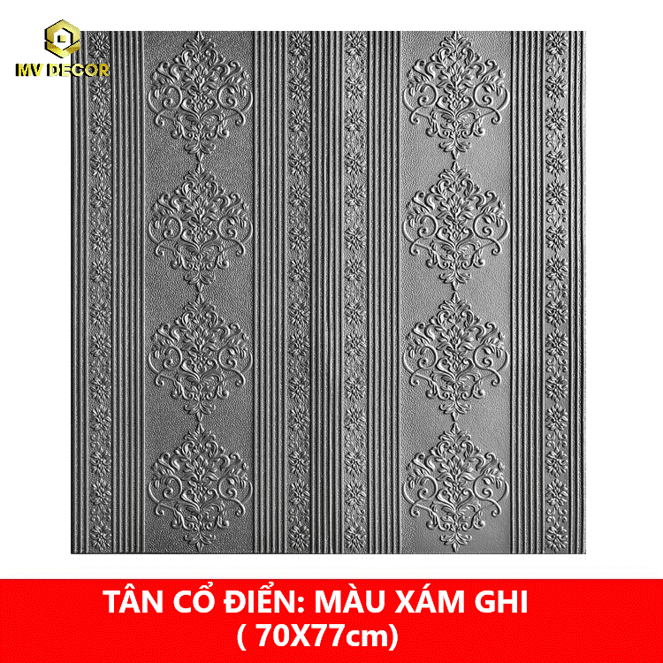 Xốp dán tường 3D Tân Cổ Điển - 02