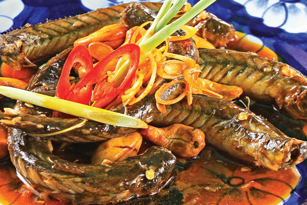 Chạch chấu sông Đà ở Hà Nội - Chạch chấu kho tiêu