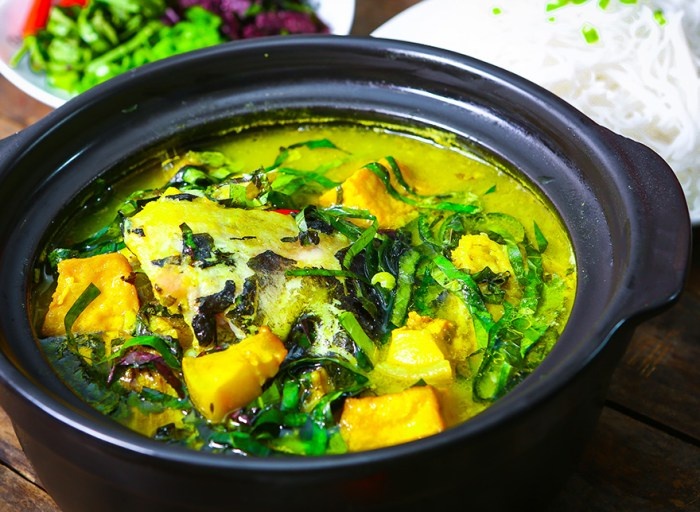 Cá lăng om chuối đậu ngon không thể bỏ qua