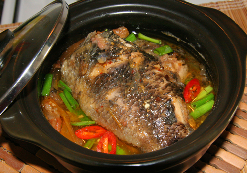 Cá Rô Phi Kho Hạt Dẻ