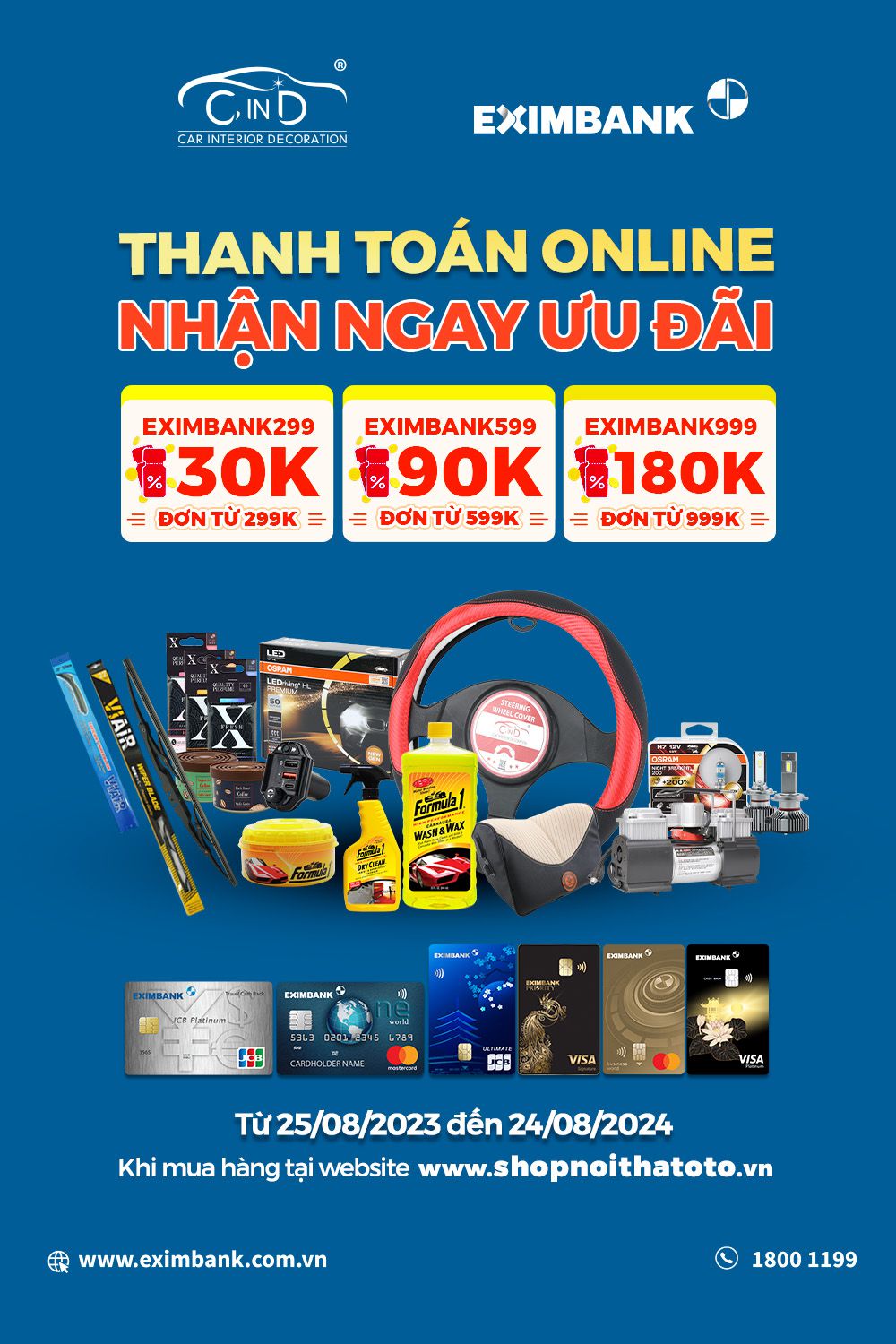 🎉 SHOP CIND CHÍNH THỨC HỢP TÁC CÙNG EXIMBANK 🎉