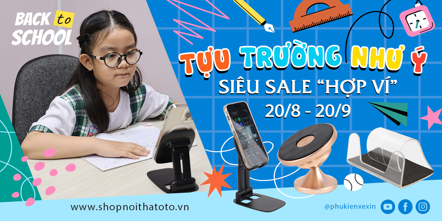 TỰU TRƯỜNG NHƯ Ý – SIÊU SALE HỢP VÍ