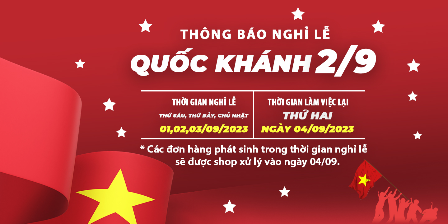 THÔNG BÁO NGHỈ LỄ QUỐC KHÁNH