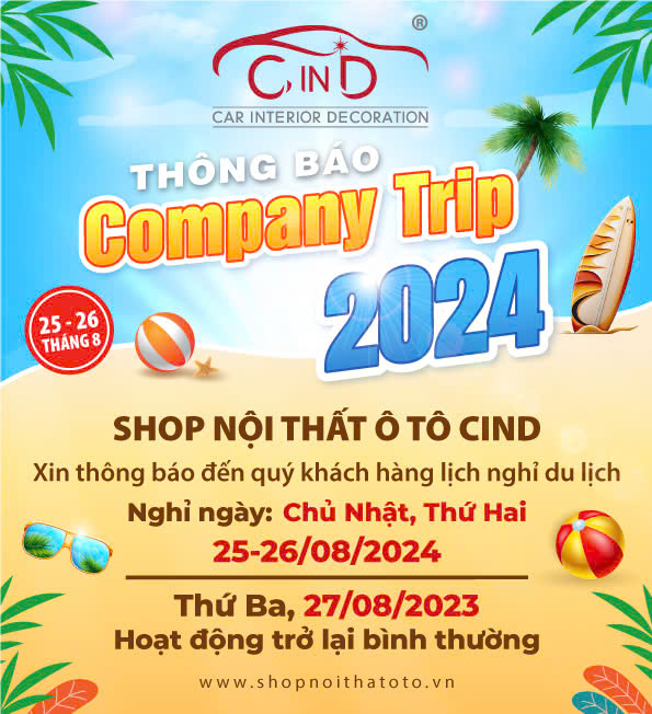 🏖️ THÔNG BÁO NGHỈ DU LỊCH THƯỜNG NIÊN 🏖️