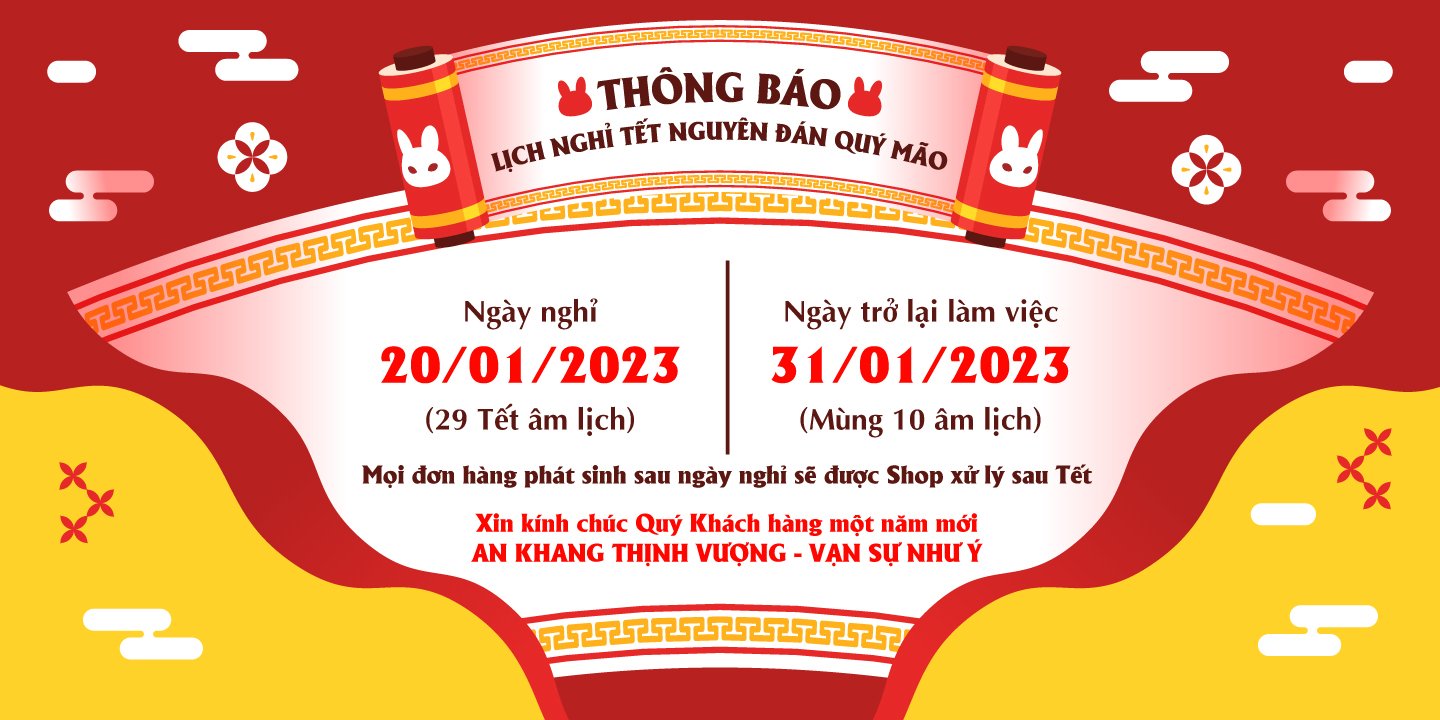 THÔNG BÁO NGHỈ TẾT NGUYÊN ĐÁN 2023