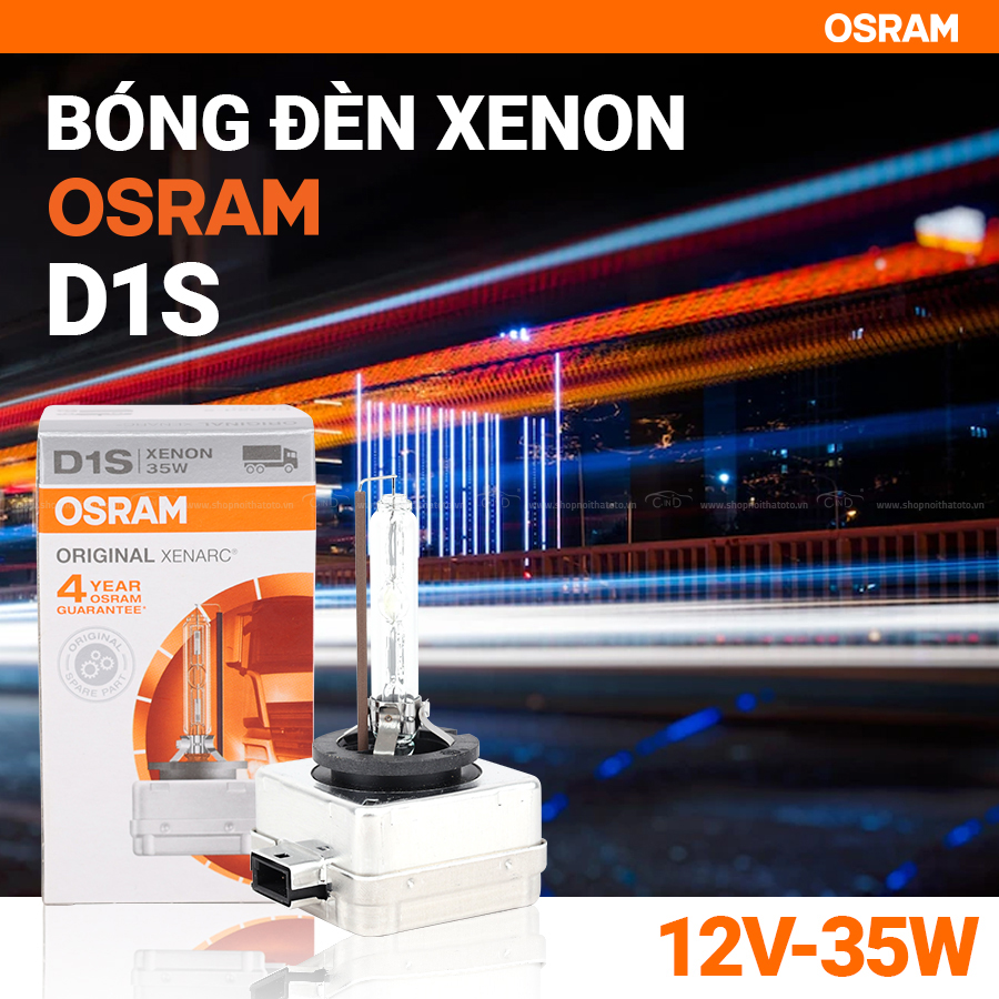 💥 BÓNG ĐÈN XENON OSRAM ORIGINAL D1S 66140 12V 35W 💥