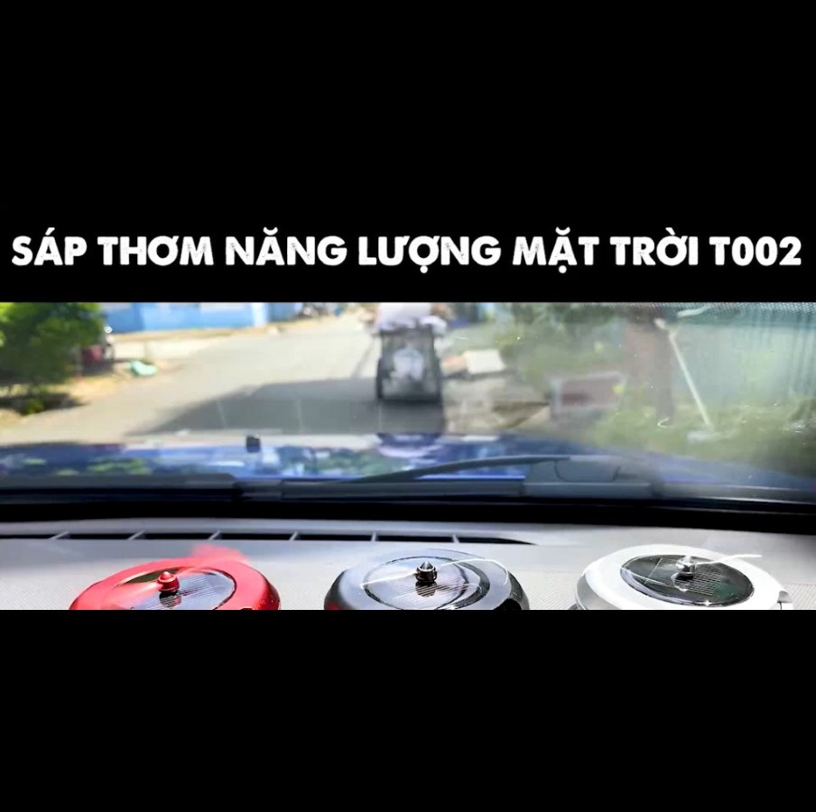 🔆 SÁP THƠM XOAY NĂNG LƯỢNG MẶT TRỜI - MANG NĂNG LƯỢNG TÍCH CỰC CHO XE BẠN 🔆