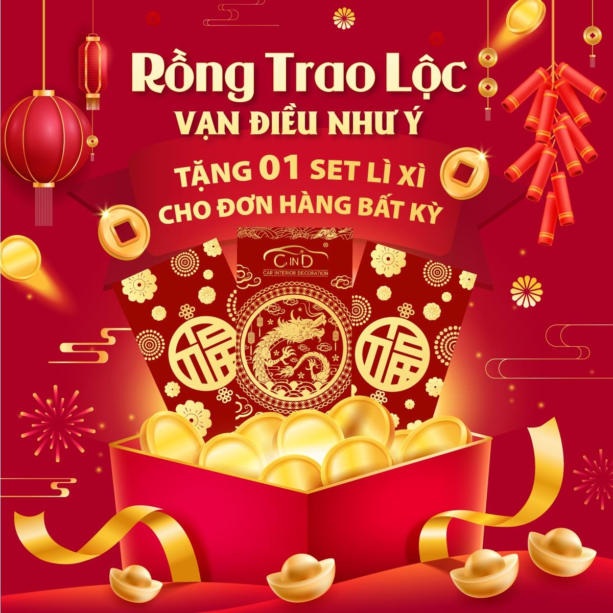 RỒNG TRAO LỘC - VẠN ĐIỀU NHƯ Ý