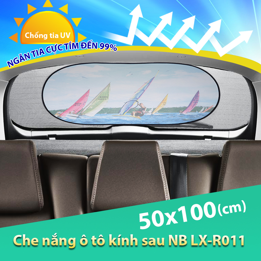 Che Nắng Sau Xe Hình Biển NB LX-R011 (50 x 100 cm) 2