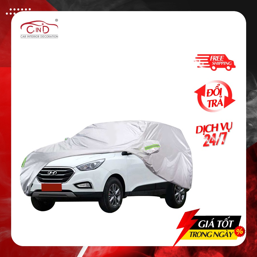 Bạt Phủ Ô Tô NB 7 Chỗ Size 2XXL Chống Thấm Nước - Nhập Khẩu Chính Hãng