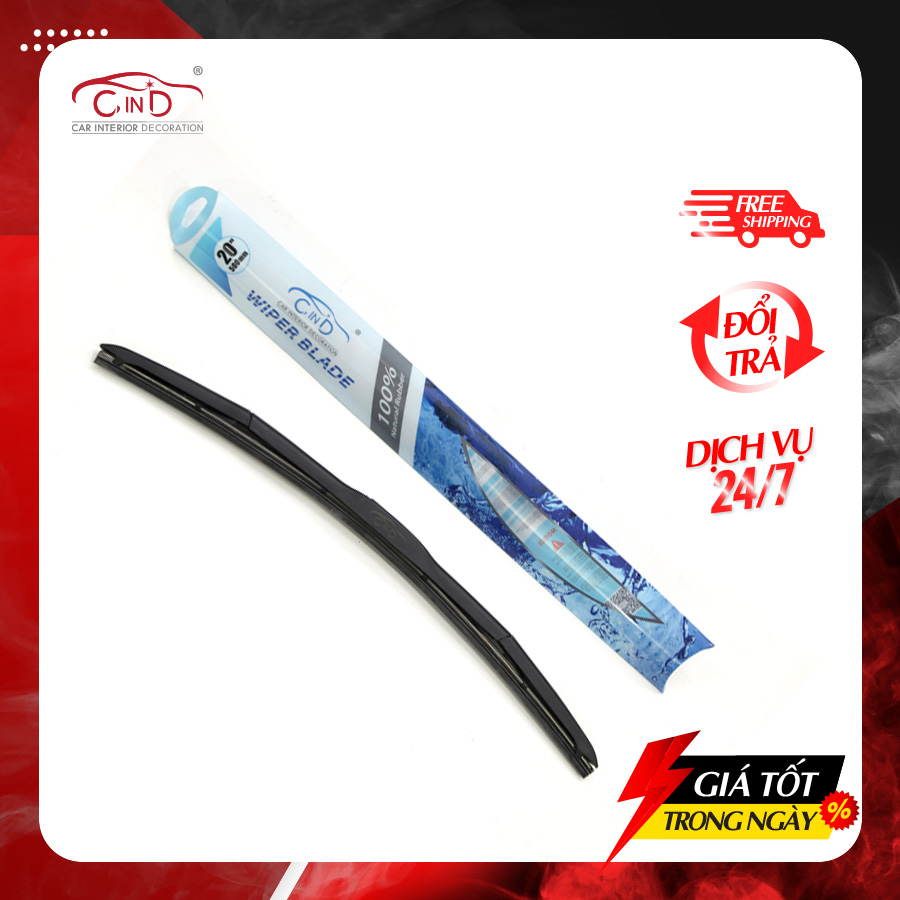 Gạt Mưa 3 Khúc CIND 921 (20 Inch/500 mm) - Nhập Khẩu Chính Hãng