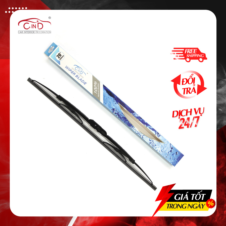 Gạt Mưa Gọng Sắt CIND 406 (20 Inch/500 mm) - Nhập Khẩu Chính Hãng