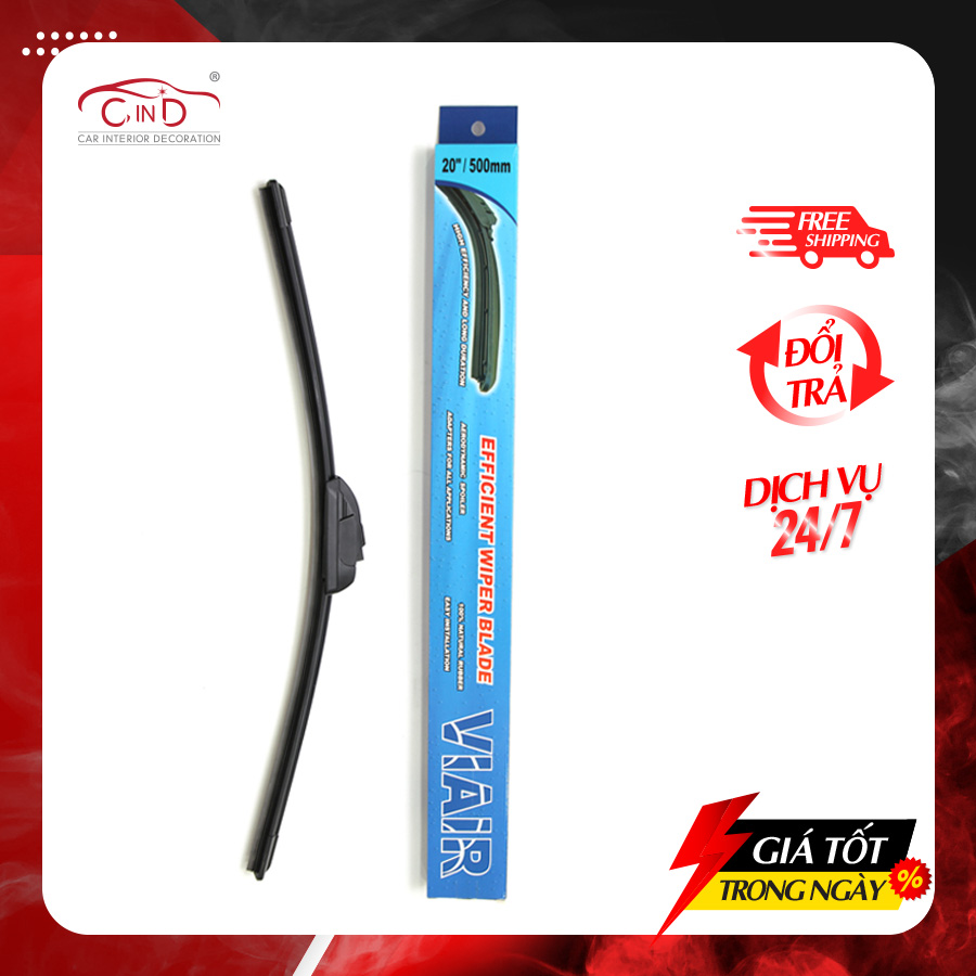 Gạt Mưa Không Xương VIAIR 323 (20 Inch/500 mm) - Nhập Khẩu Chính Hãng