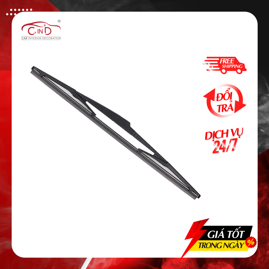 Gạt Mưa Sau Xe CIND (14 inch/350 mm) - Nhập Khẩu Chính Hãng