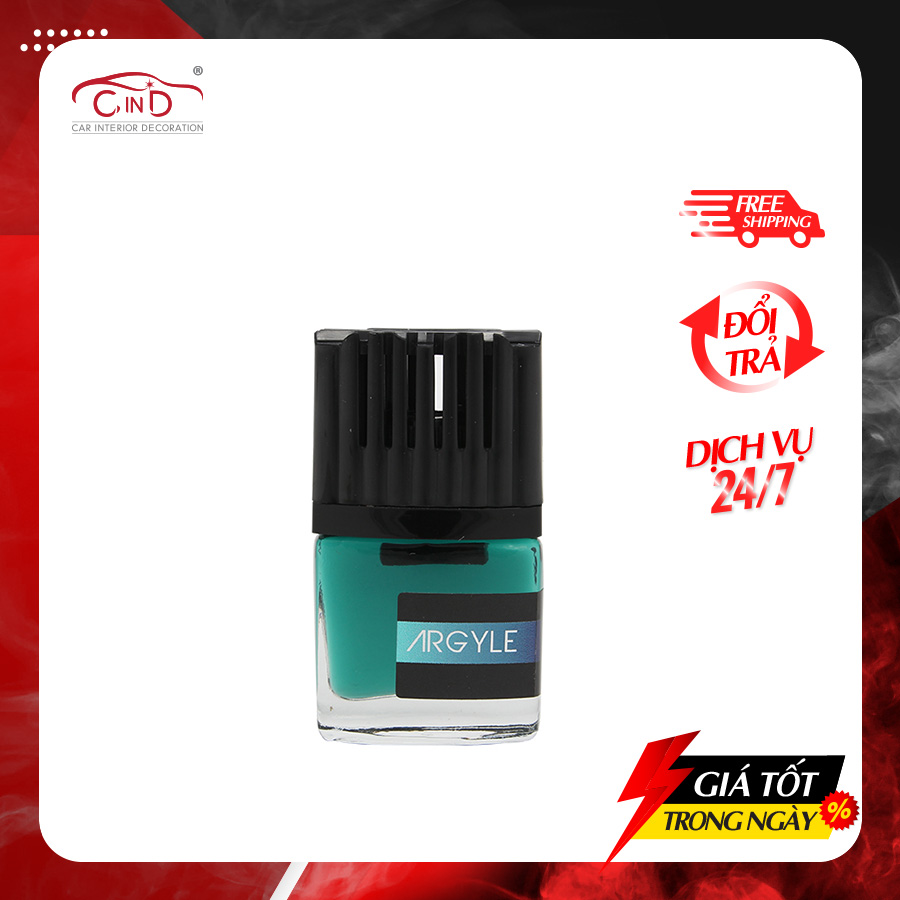 Nước Hoa Ghim Máy Lạnh AIR-Q Nero Duo-Magic Argyle No306-1 Men AF 9ml - Nhập Khẩu Chính Hãng