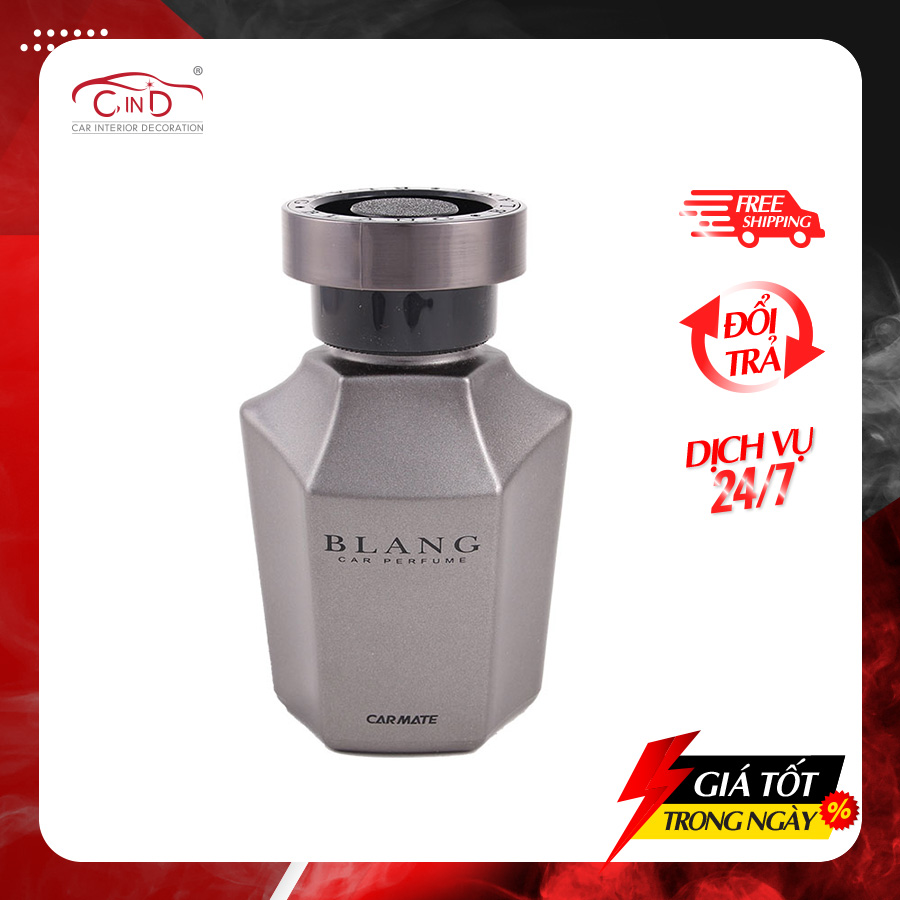 Nước Hoa Ô Tô CARMATE Blang Liquid Matte Elegance L861 White Musk 120ml - Nhập Khẩu Chính Hãng