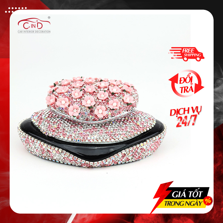 Nước Hoa Sáp Thơm Trang Trí Đính Đá Lấp Lánh Sang Chảnh - Nhập Khẩu Chính Hãng