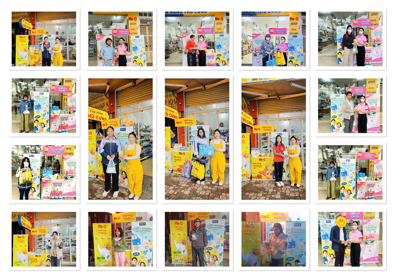 Nhận quà tại Petcare - Pet Shop Vinh