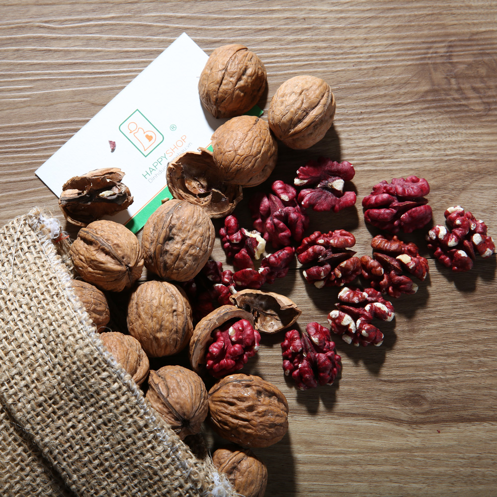 Nhân  óc chó đỏ - Mùa mới 2024 size lớn nhân đầy