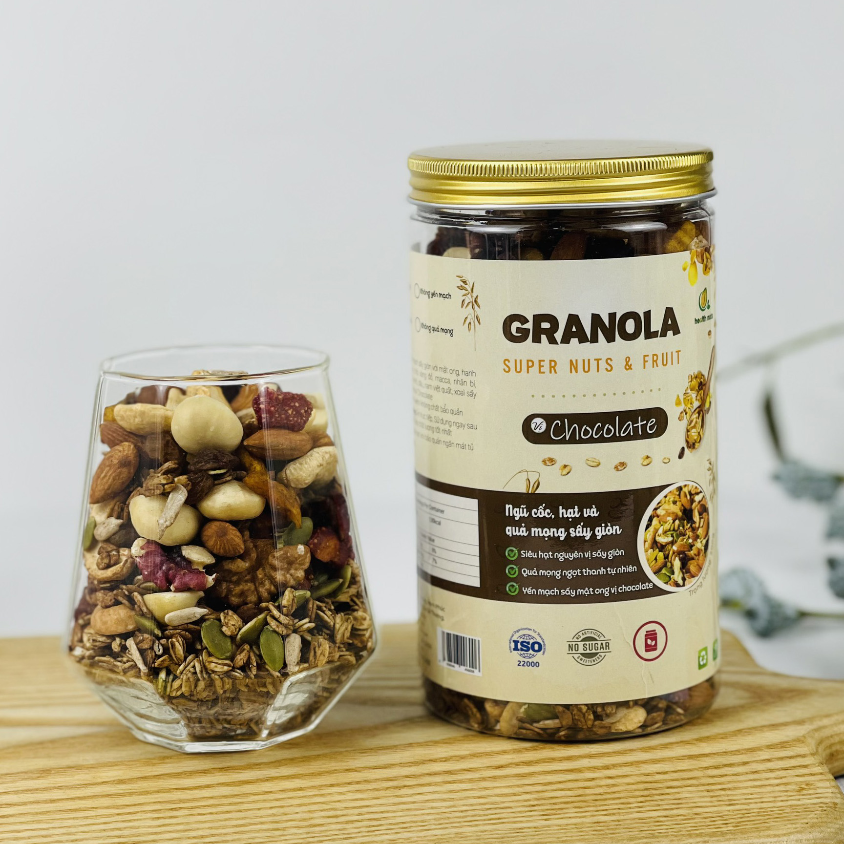 Ngũ cốc Granola siêu hạt, thêm Macca, bán chạy top 1 Shopee