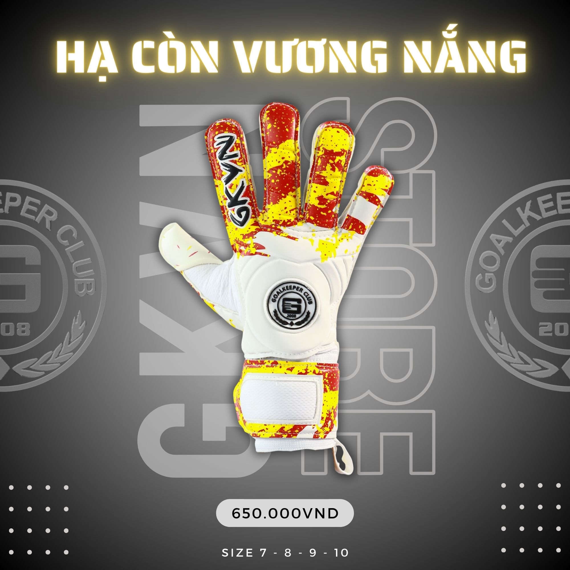 Găng Tay Thủ Môn GKVN 4 Mùa - Hạ Còn Vương Nắng