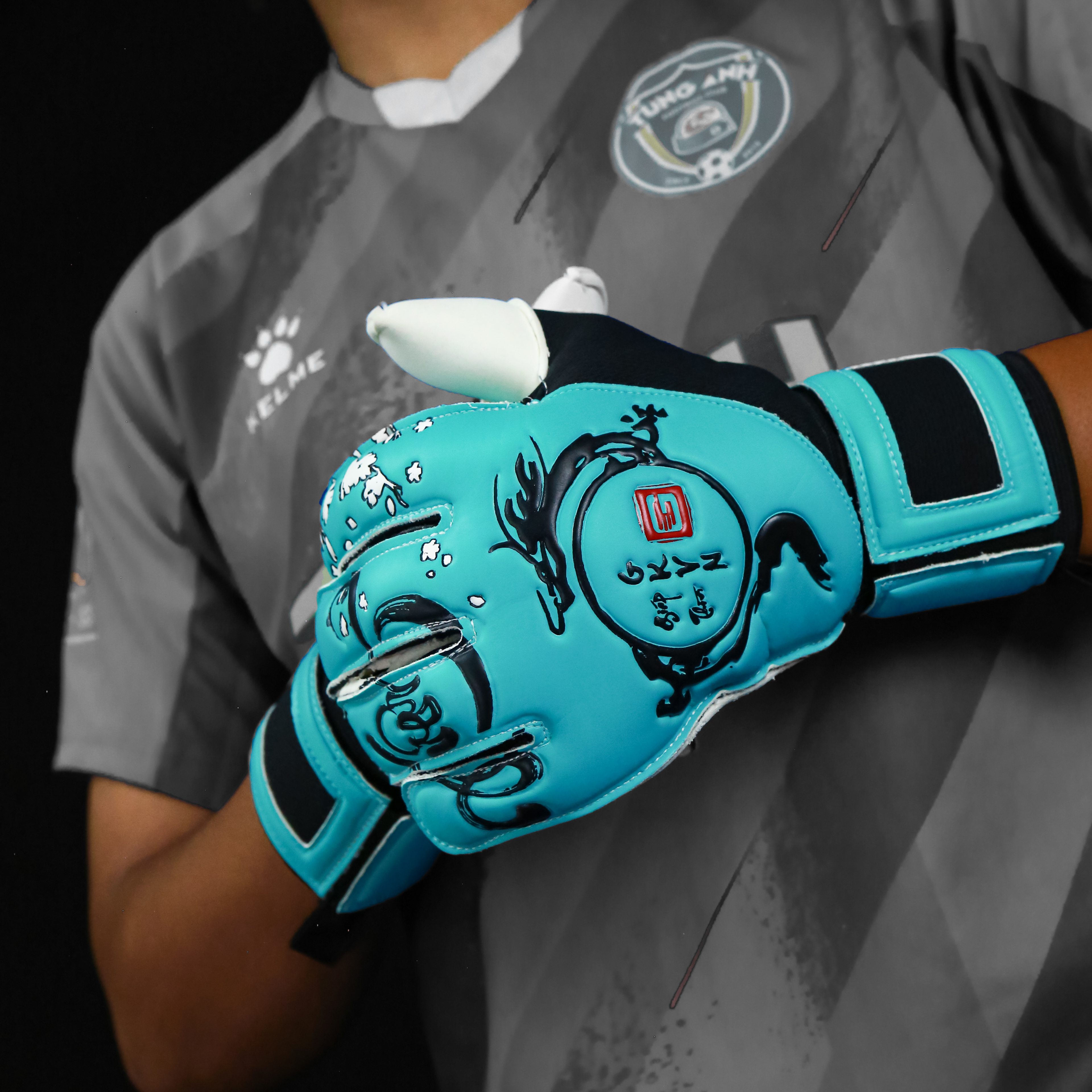 Găng Tay Thủ Môn GKVN Giáp Thìn - xanh