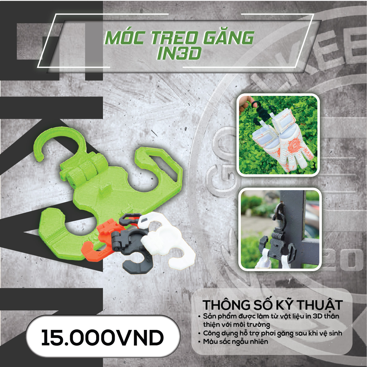 Móc treo găng GKVN