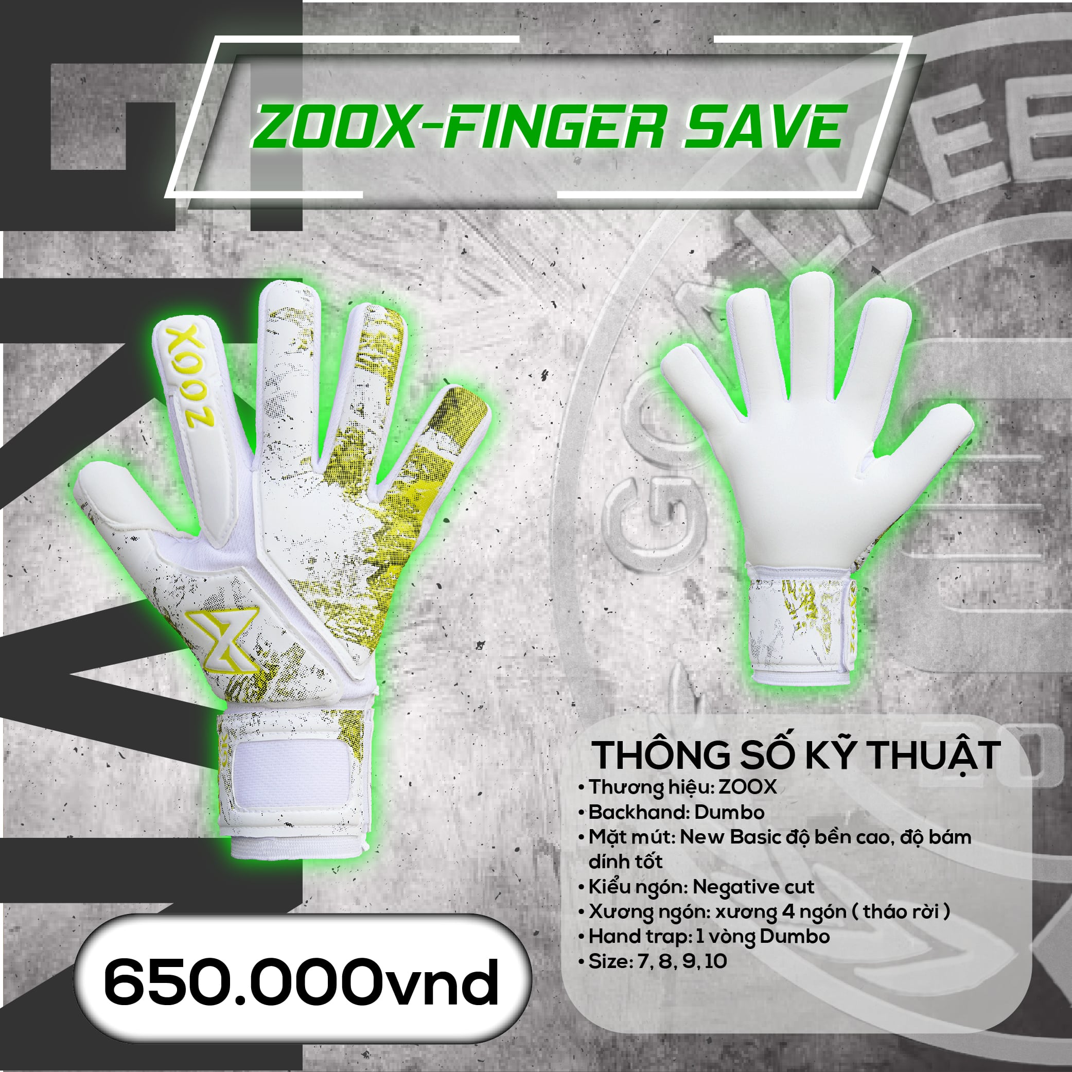 ZOOX Finger Save