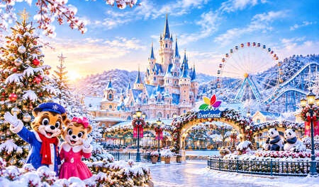 Tour Hàn Quốc • Trải nghiệm Trượt Tuyết Elysian - Xông Hơi Jimjibang - Đảo Nami - Everland- 4N4D