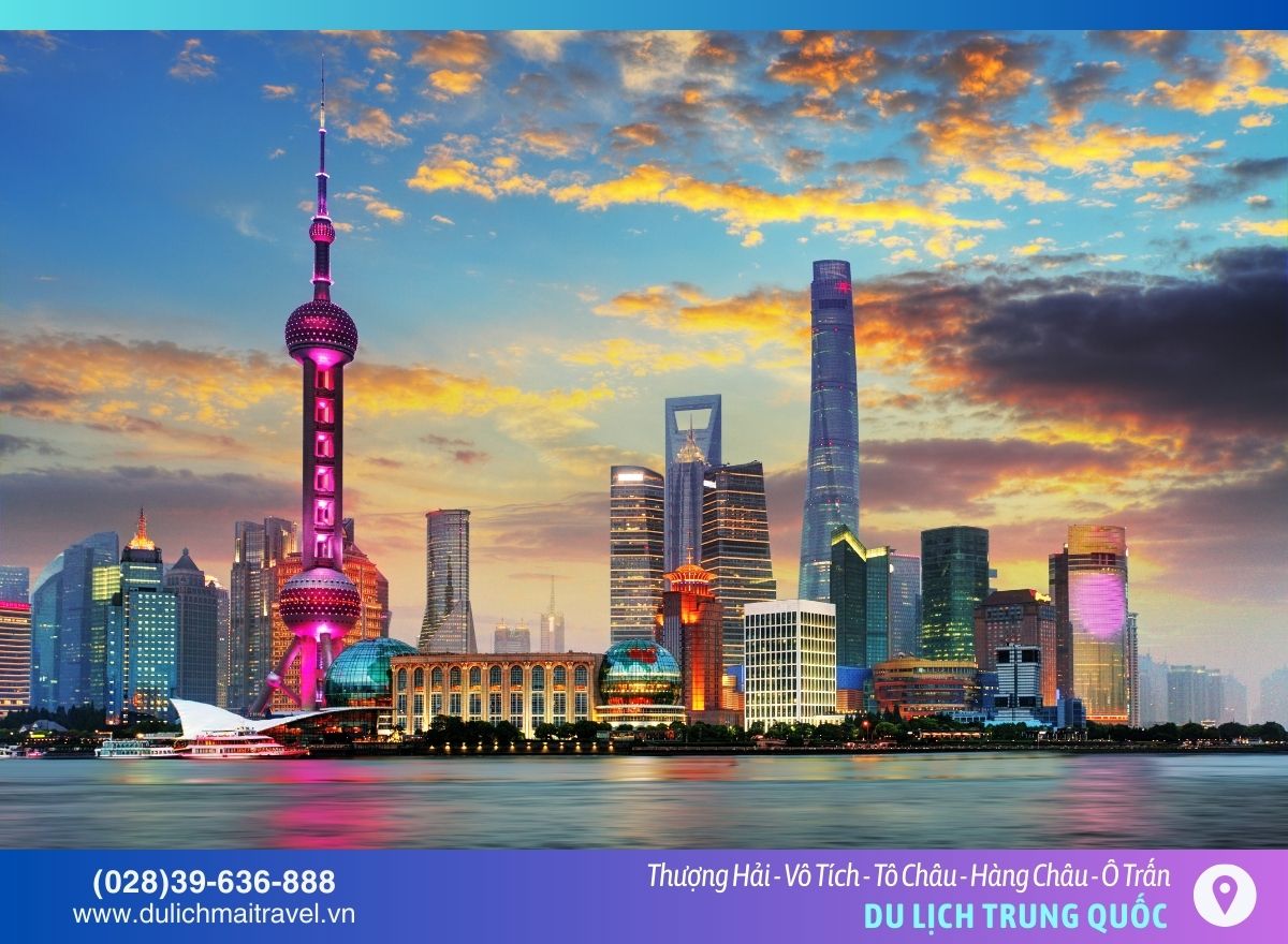 Tour Thượng Hải - Vô Tích - Tô Châu - Hàng Châu - Ô Trấn  | Mùng 5 Tết 2026