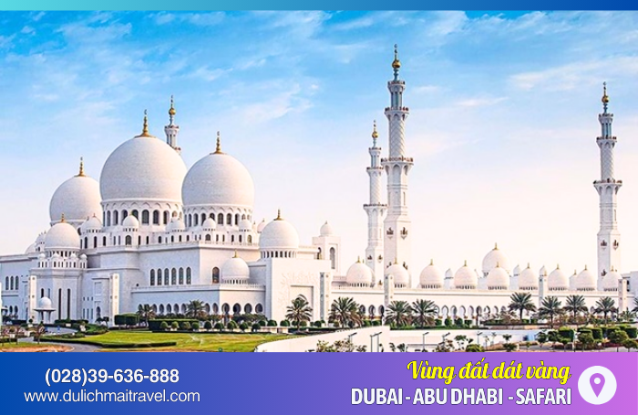 Tour Dubai 5N4D • Abu Dhabi - Bay Hàng Không 5*