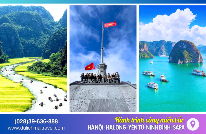 Tour Miền Bắc 7N6D | Hà Nội, Sapa, Hạ Long, Yên Tử, Tràng An, Bái Đính